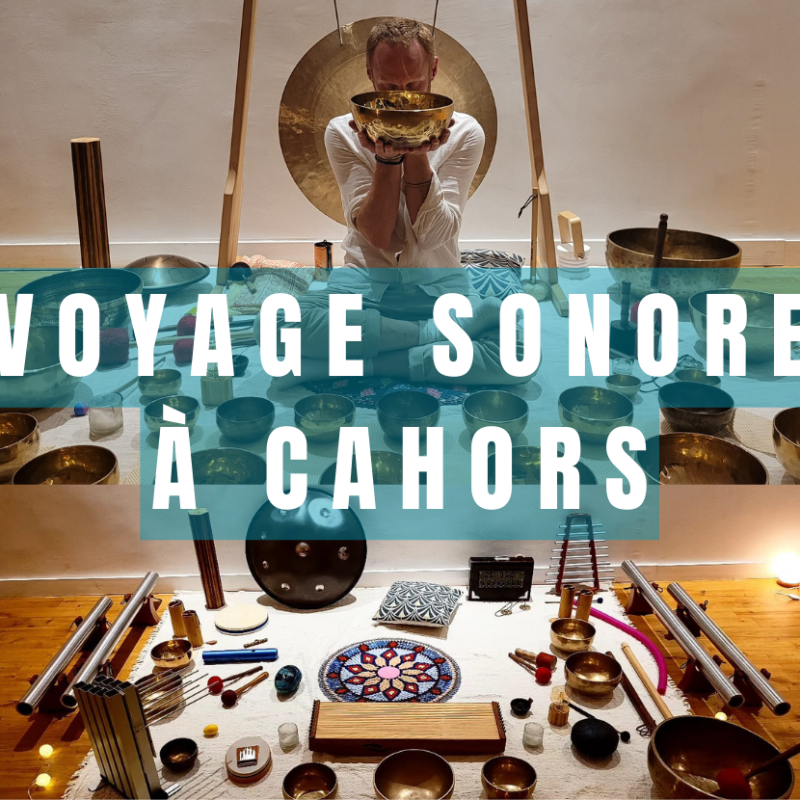 Voyage Sonore en duo le 26 mai 2024 à l’Espace Métamorphose à Cahors (46)